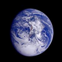 Earth as seen from Galileo probe