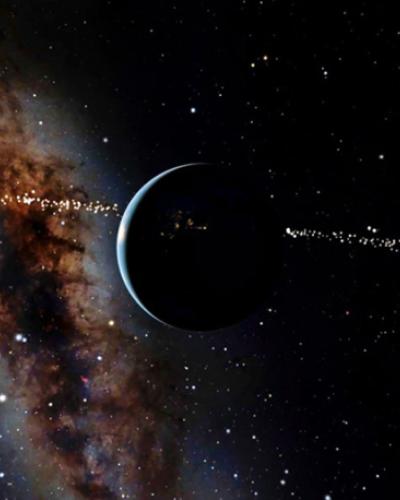 Milky Way galaxy, Earth and sun